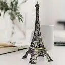Paris World Famous Building Metal Eiffel Tower Antique Vintage Statue for Gifts, Room,Office,Decorative Showpeice, Desk Decor, Table Stand, Gifts, Wedding Decors (25 cm)(Small)